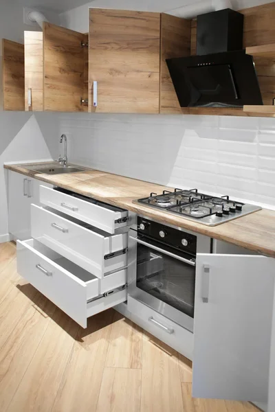 A modern konyha belseje — Stock Fotó