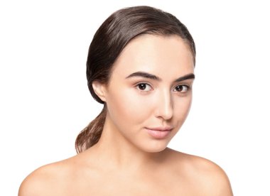 Güzel genç bir kadının portresi. 