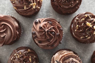 Lezzetli çikolata cupcakes