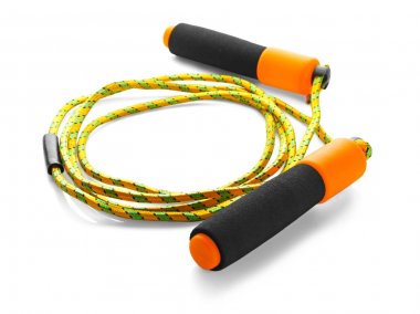 Arka plan üzerinde ip atlama