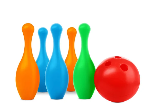 Oyuncak bowling topu — Stok fotoğraf