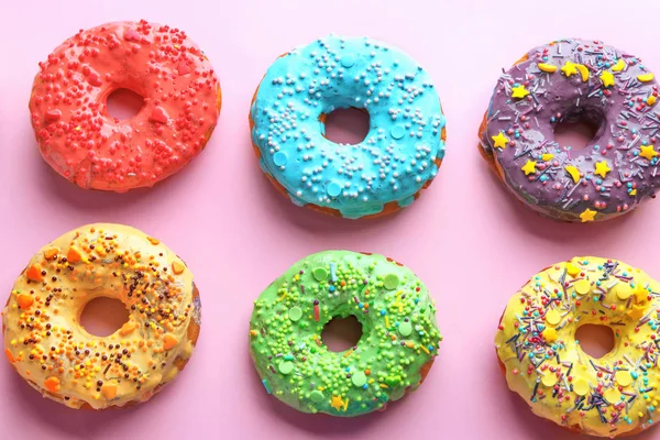 Deliciosas rosquillas glaseadas — Foto de Stock