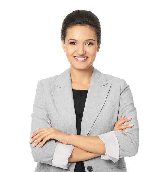 Beautiful young manager — Stock Photo, Image