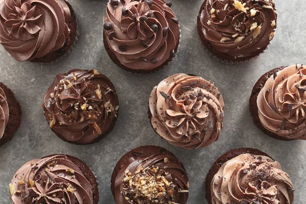 God choklad cupcakes — Stockfoto