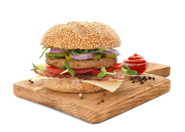  lezzetli domuz pastırması burger