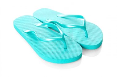 Parlak kadın flip flop