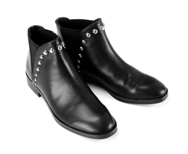 Çift siyah kadın çizme 