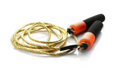 Arka plan üzerinde ip atlama