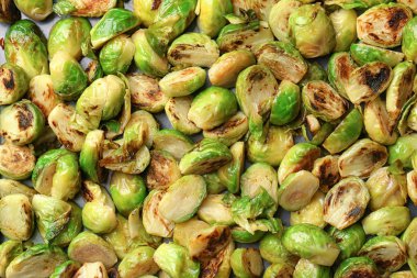 Kavrulmuş Brussel lahanası