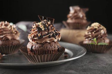 lezzetli çikolatalı kek