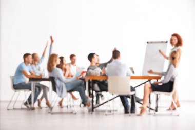 Grup iş antrenör Semineri ile insan