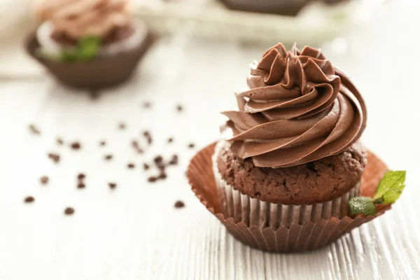 Savoureux cupcake au chocolat — Photo