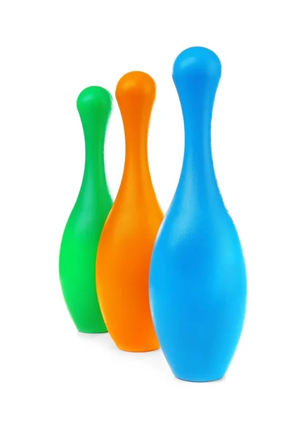 Oyuncak bowling pin — Stok fotoğraf