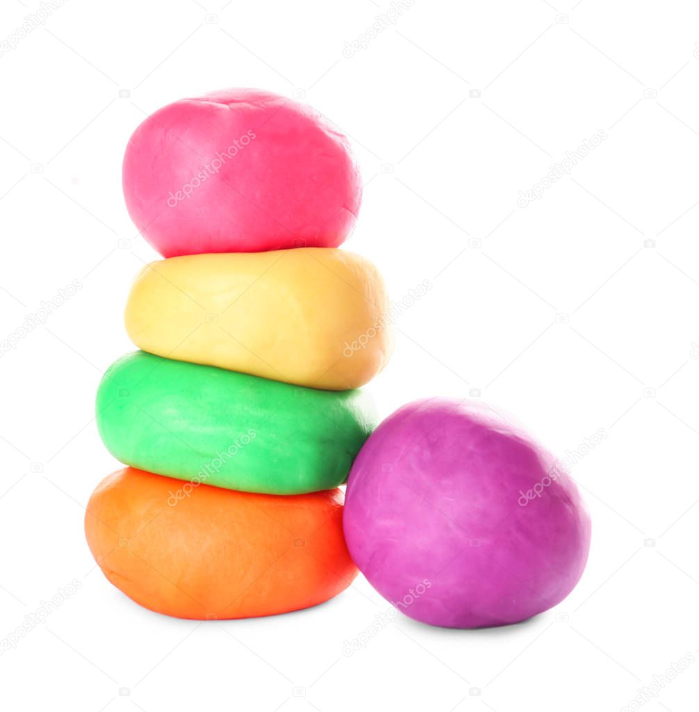 Colorful play dough