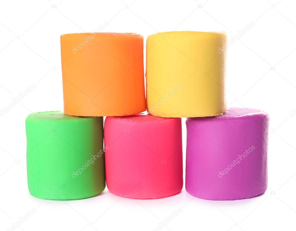 Colorful play dough 