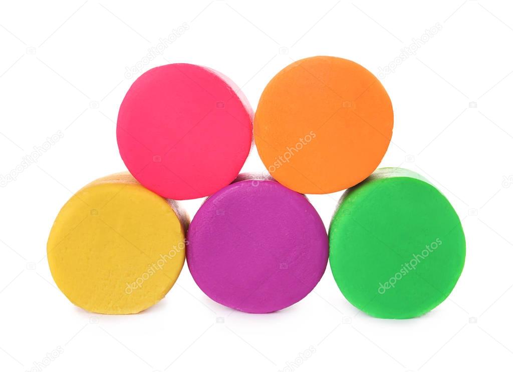 Colorful play dough 