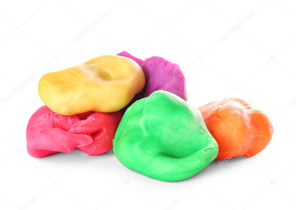 Colorful play dough 