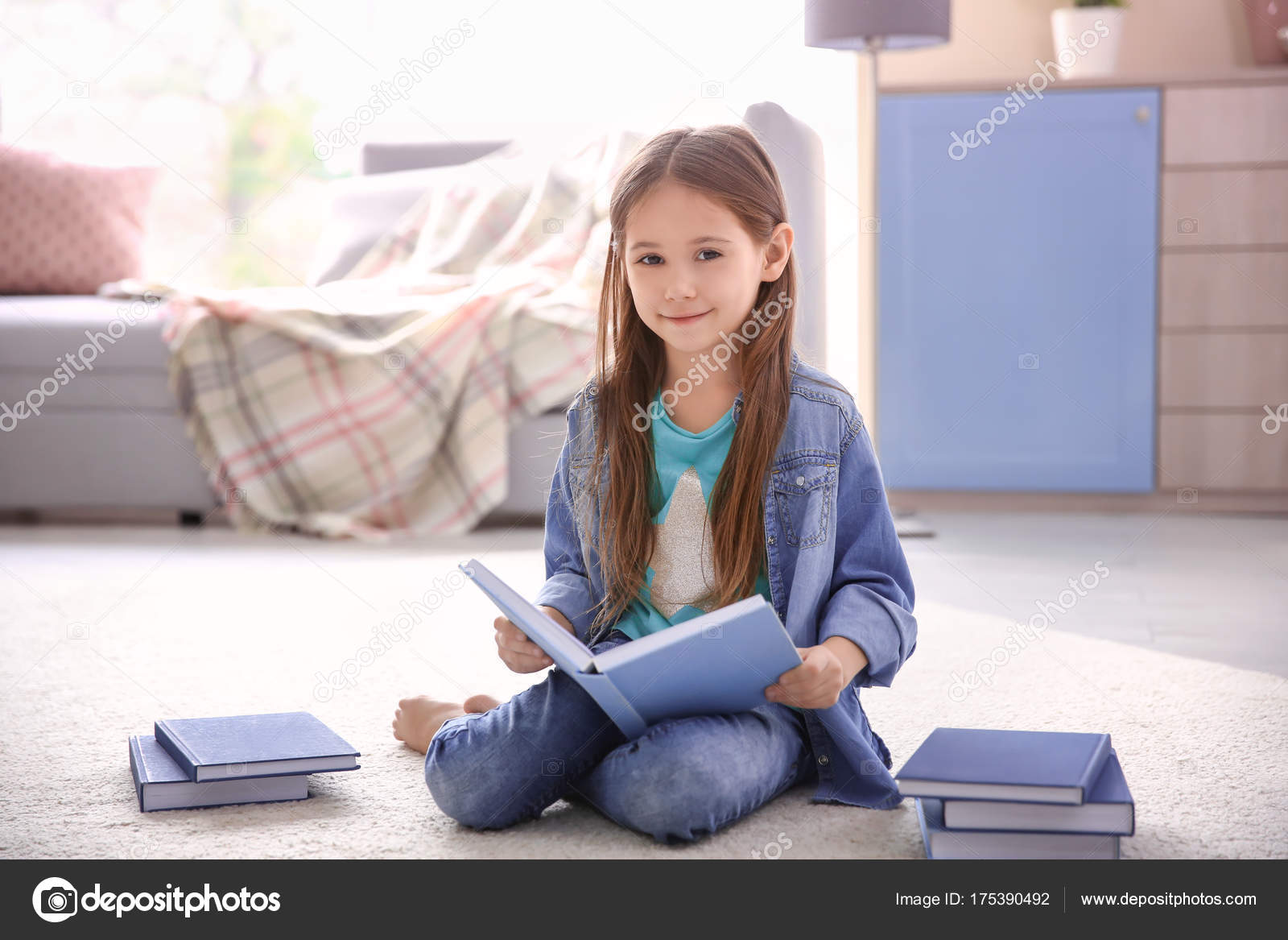 reading on the floor