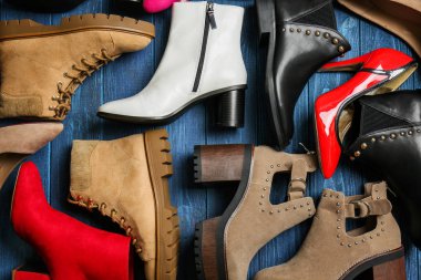 Çeşitli kadın şık Ayakkabı 