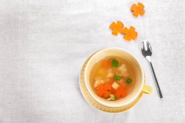 Plaka ile bebek çorbası 