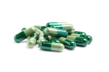 Sağlıklı spirulina kapsül