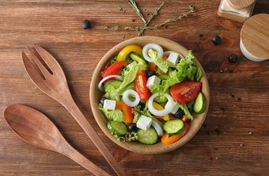 taze lezzetli salata 