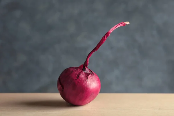 Cebolla roja sobre fondo borroso —  Fotos de Stock