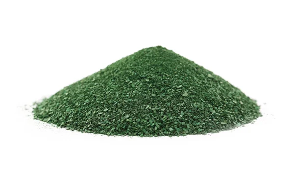 Pile de poudre de spiruline — Photo