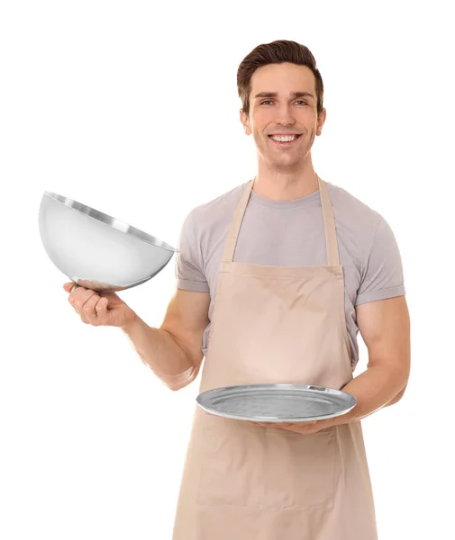 Young man with cloche — Stock Photo, Image