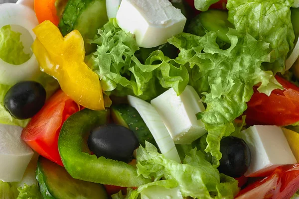 Frischer, schmackhafter Salat — Stockfoto