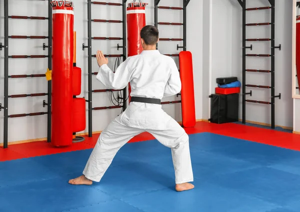 Mężczyzna karate instruktor — Zdjęcie stockowe