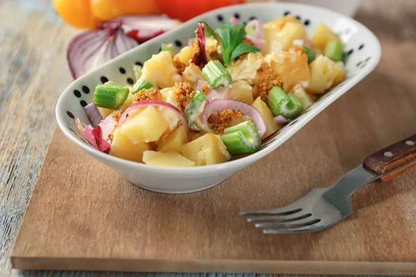 Deliciosa ensalada de papa — Foto de Stock