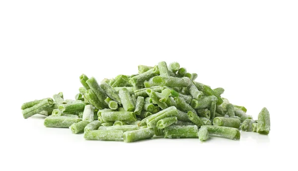 Gefrorene grüne Bohnen — Stockfoto