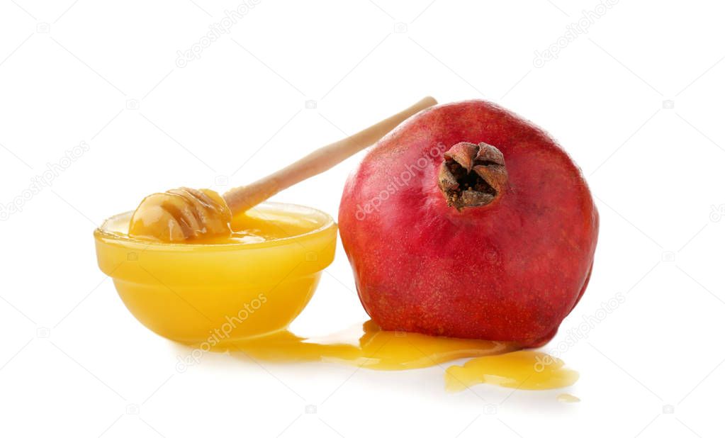 Aromatic honey and pomegranate