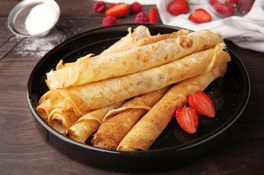 Lezzetli ince krepler.