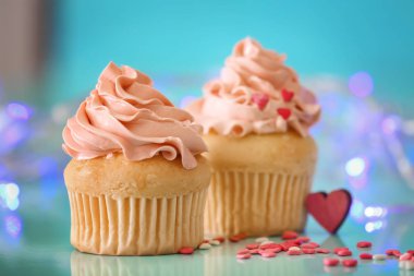 Cupcakes Sevgililer günü için 