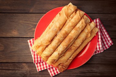 Lezzetli ince krepler.