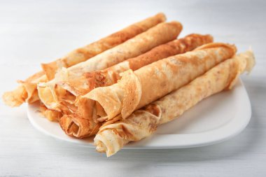 Lezzetli ince krepler.