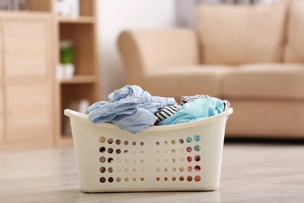 Basket with dirty laundry