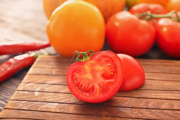 Cut cherry tomato — Stock Photo, Image