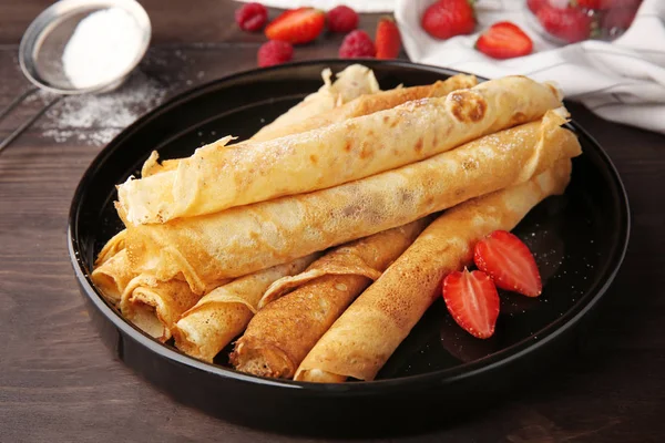 Lezzetli ince krepler.