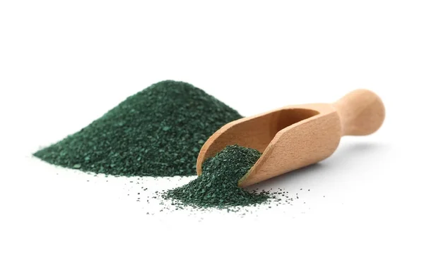 Haufen Spirulinapulver — Stockfoto