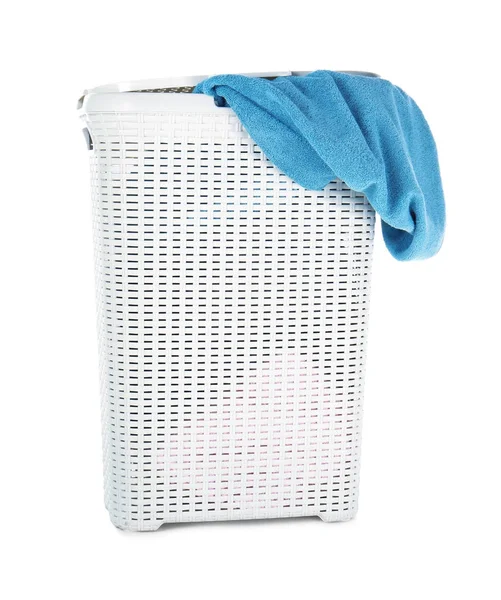 Dirty laundry in basket — Stock Photo, Image