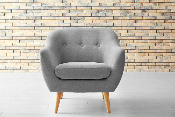 Grey Stylish armchair 