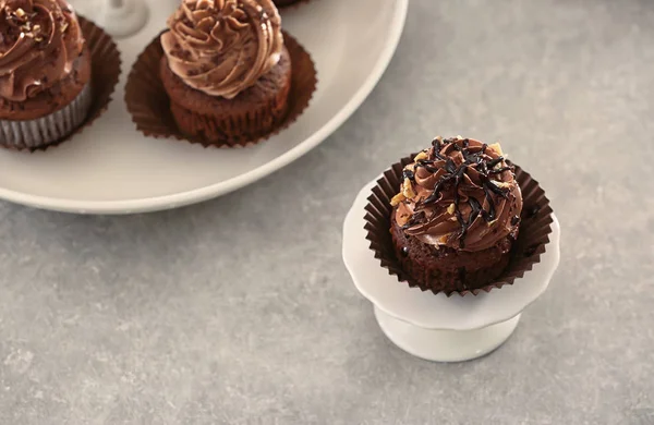 Savoureux cupcake au chocolat — Photo