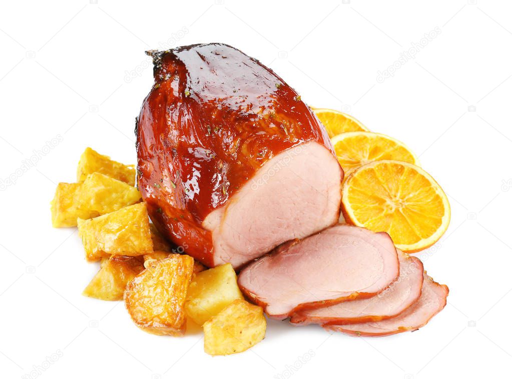 Traditional honey baked ham 