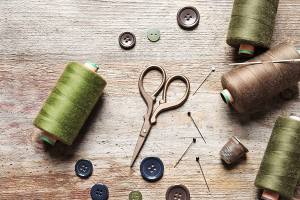 Набор пошивочных инструментов — стоковое фото