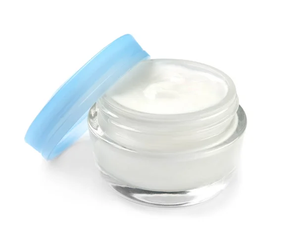 Jar with body cream — Stock Photo, Image