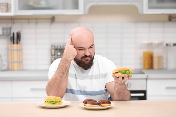 Overweight young man — Stock Photo, Image