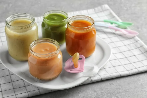 Alimentos saudáveis para bebés — Fotografia de Stock